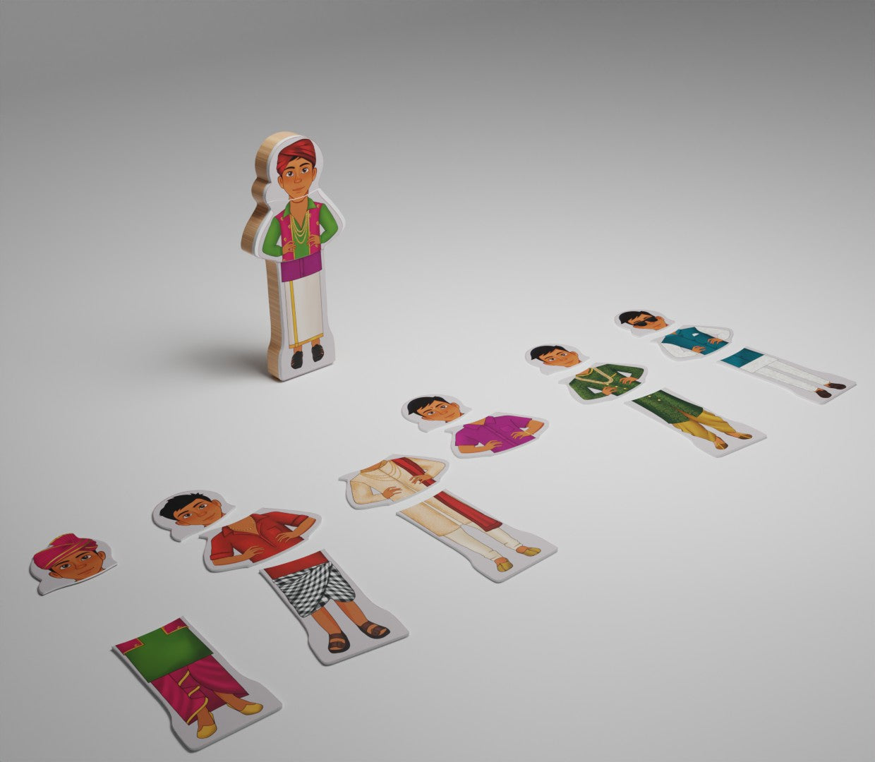Sherwani Swap Magnetic Doll