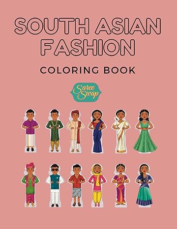 South Asian Fashion Coloring Book